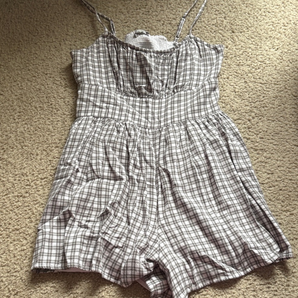 Plaid Kids One Piece